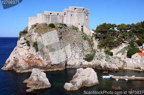 Image of Fortress Lovrjenac in Dubrovnik, Croatia