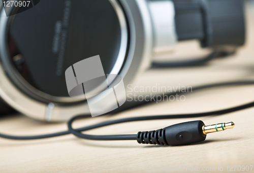 Image of headphone background detail