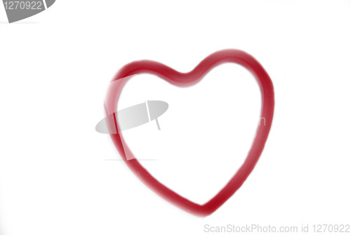 Image of Isolated red heart