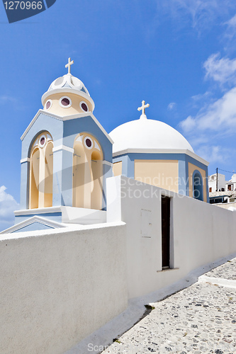Image of Santorini church