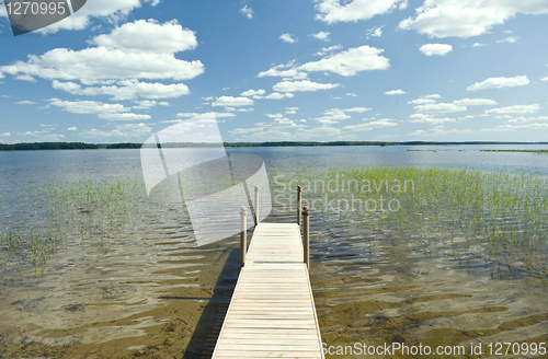 Image of Finland lake pier
