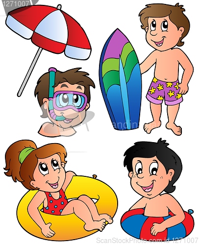Image of Swimming kids collection
