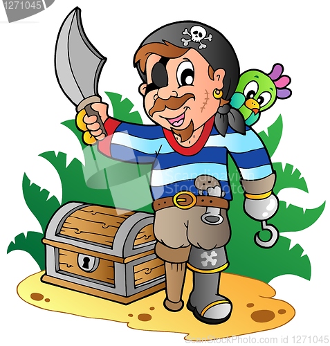 Image of Young cartoon pirate 2