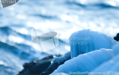 Image of Ice by the sea