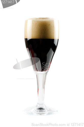 Image of Glass of dark beer