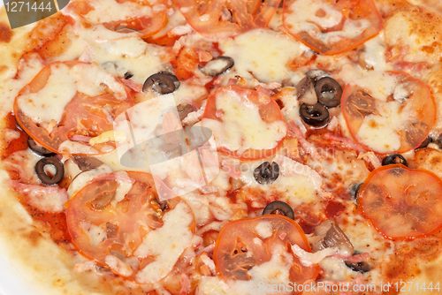Image of meat pizza