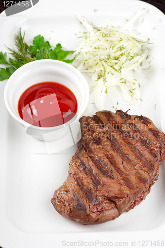 Image of Juicy roasted beef steak