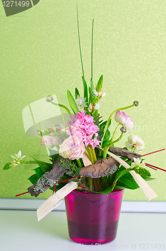 Image of bunch of flowers composition