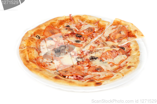 Image of meat pizza