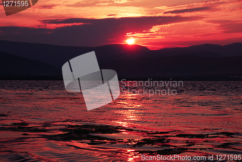 Image of Sunrise on riverbank