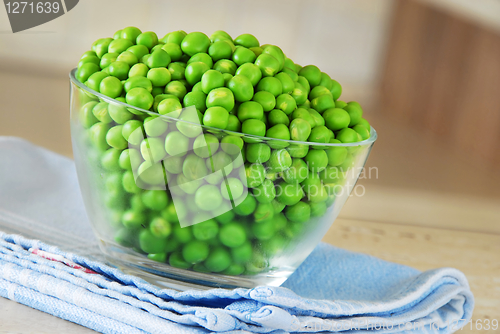 Image of Young green peas