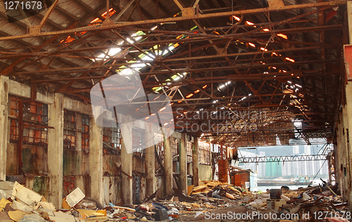 Image of Abandoned Industrial Furnace 