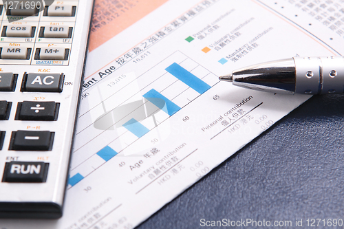 Image of Financial concept: analyzing.