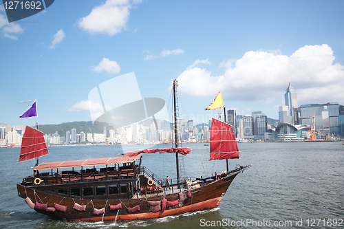 Image of Hong Kong junk boat 