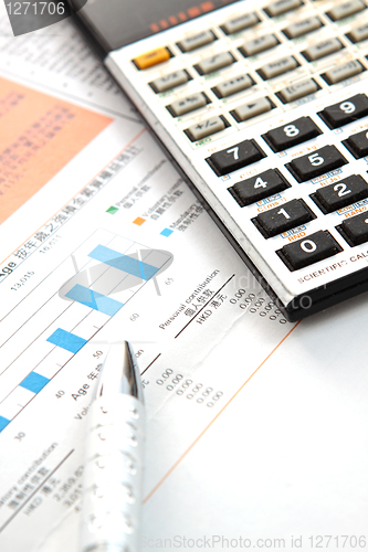 Image of Financial concept: analyzing.