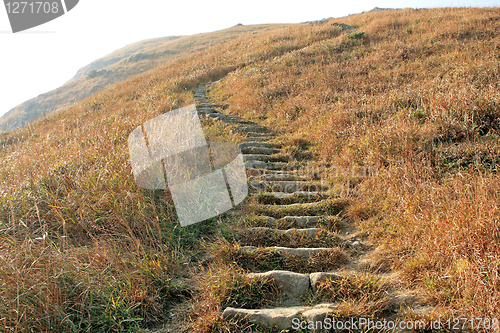 Image of path through mountains 