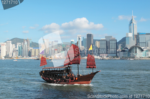 Image of Hong Kong junk boat 