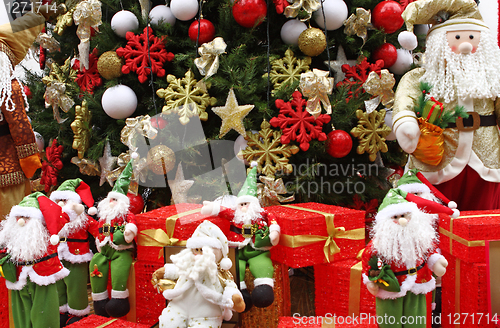Image of Christmas theme: Santa gifts, 