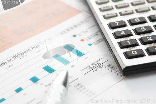 Image of Financial concept: analyzing.