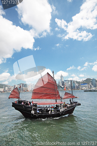 Image of Hong Kong junk boat 