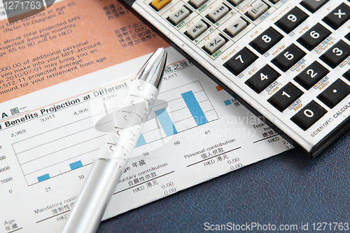 Image of Financial concept: analyzing.