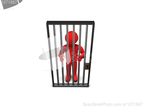 Image of 3D Person as Prisoner