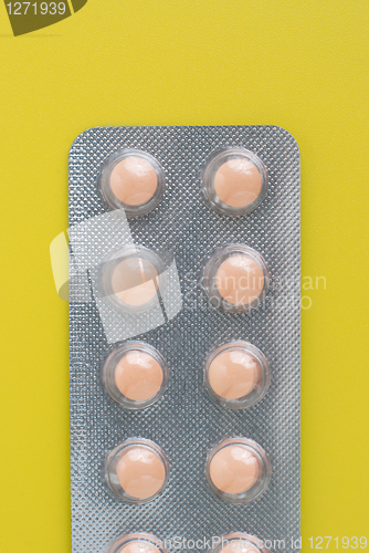 Image of Macro view of medical pills