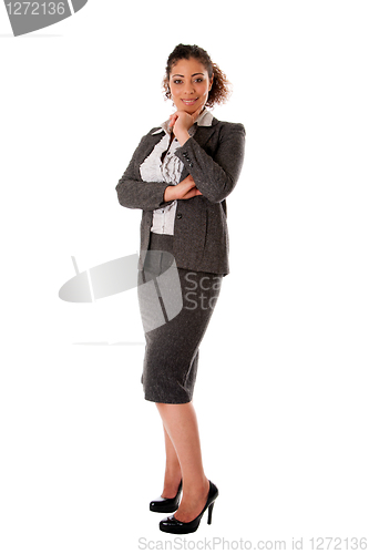 Image of Happy business woman