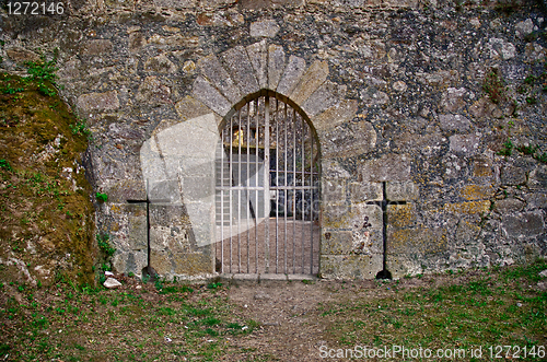 Image of Medieval castle gate