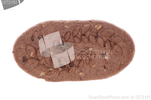 Image of Cookie with nuts and chocolate