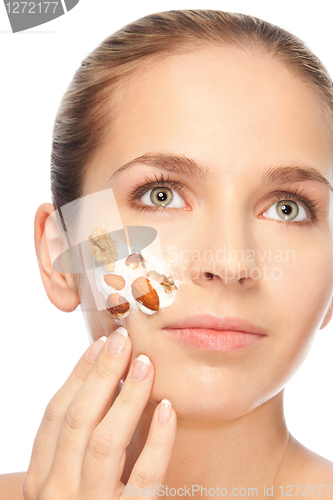 Image of Applying natural cosmetics