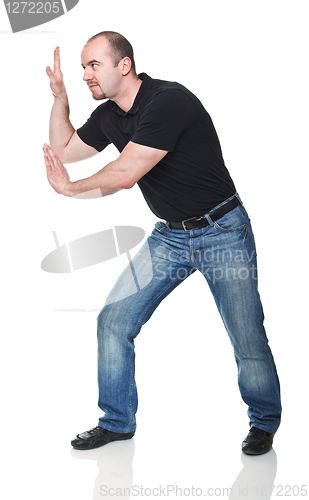 Image of push man
