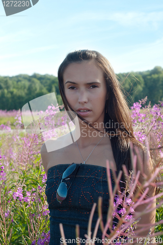 Image of Beautiful brunette woman