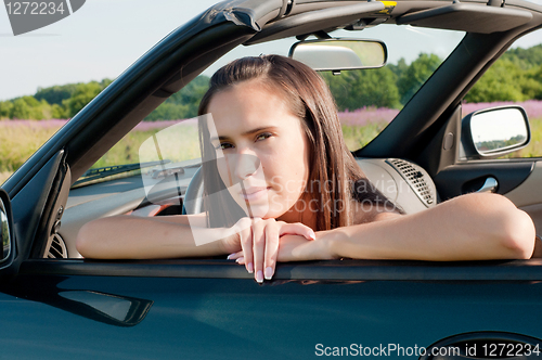 Image of Beautiful brunette woman