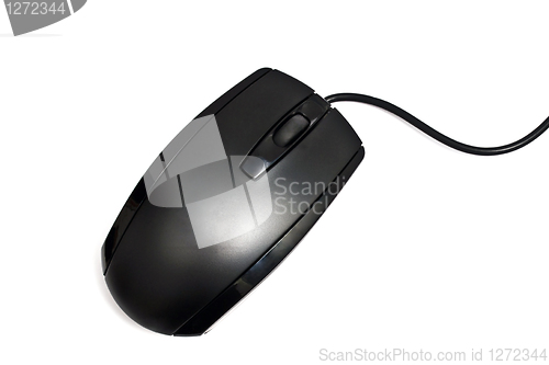 Image of Black computer mouse