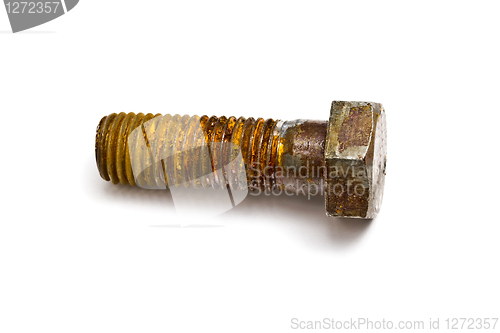 Image of Rusty nut and bolt 