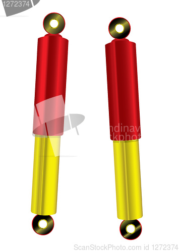 Image of Shock absorber red gold