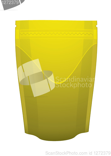 Image of Gold foil food pouch