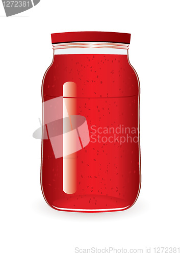 Image of Jam jar strawberry