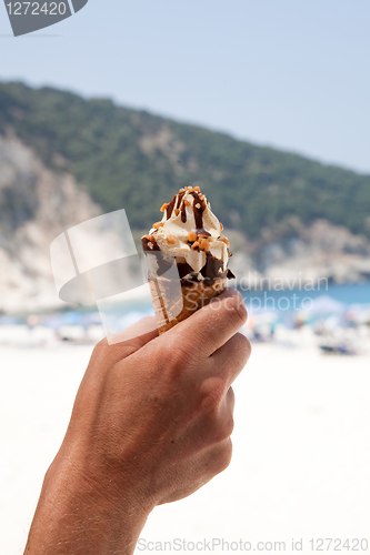 Image of Ice cream at the beach