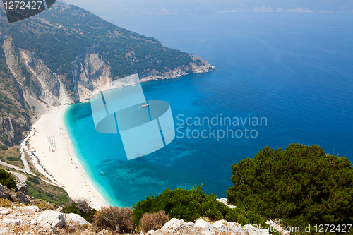 Image of Myrtos beach, Kefalonia