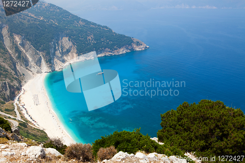 Image of Myrtos beach, Kefalonia