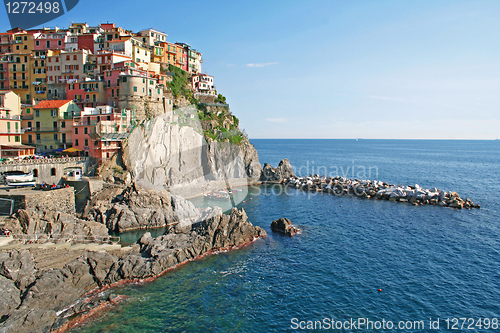 Image of Italy. Cinque Terre region. Manarola village 