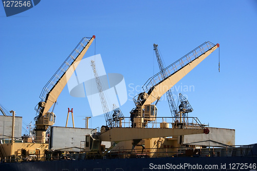 Image of Ship cranes