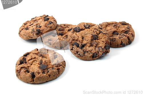 Image of cookie isolated on white background