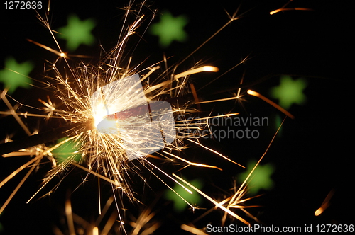 Image of sparkler on holiday