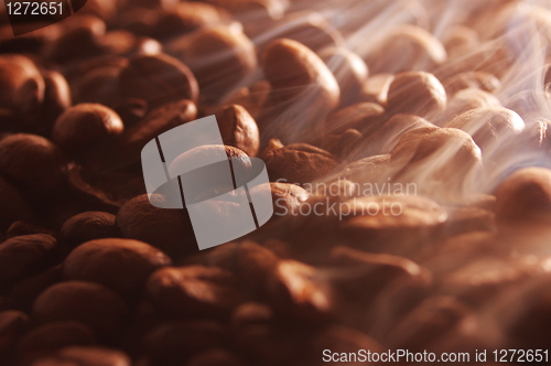 Image of roasting coffee