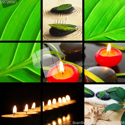 Image of spa collage