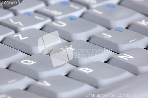 Image of keyboard of laptop computer