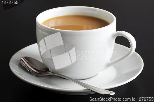Image of cup of coffee and copyspace